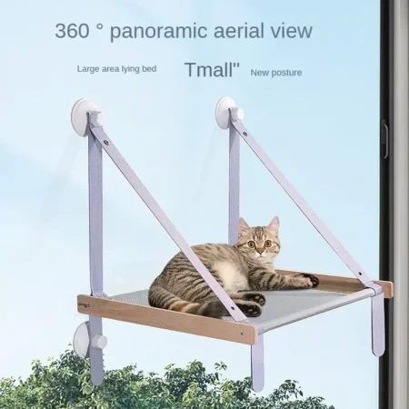 Cat Bed Hanging Window Cat Hammock Soft Pet Bed House Kitten Climbing Frame Sunny Window Seat Nest Bearing 20kg Cats Accessories